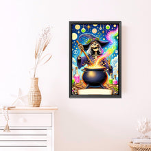 Load image into Gallery viewer, Skeleton Witch Brewing Medicine 40*60CM(Picture) Full AB Round Drill Diamond Painting
