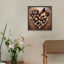 Load image into Gallery viewer, Heart-Shaped Cat 30*30CM(Canvas) Full Round Drill Diamond Painting
