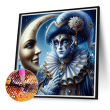 Load image into Gallery viewer, Mask Crescent Moon 40*40CM(Canvas) Full Round Drill Diamond Painting
