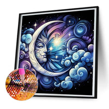 Load image into Gallery viewer, Abstract Crescent Moon 30*30CM(Canvas) Full Round Drill Diamond Painting
