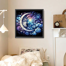 Load image into Gallery viewer, Abstract Crescent Moon 30*30CM(Canvas) Full Round Drill Diamond Painting
