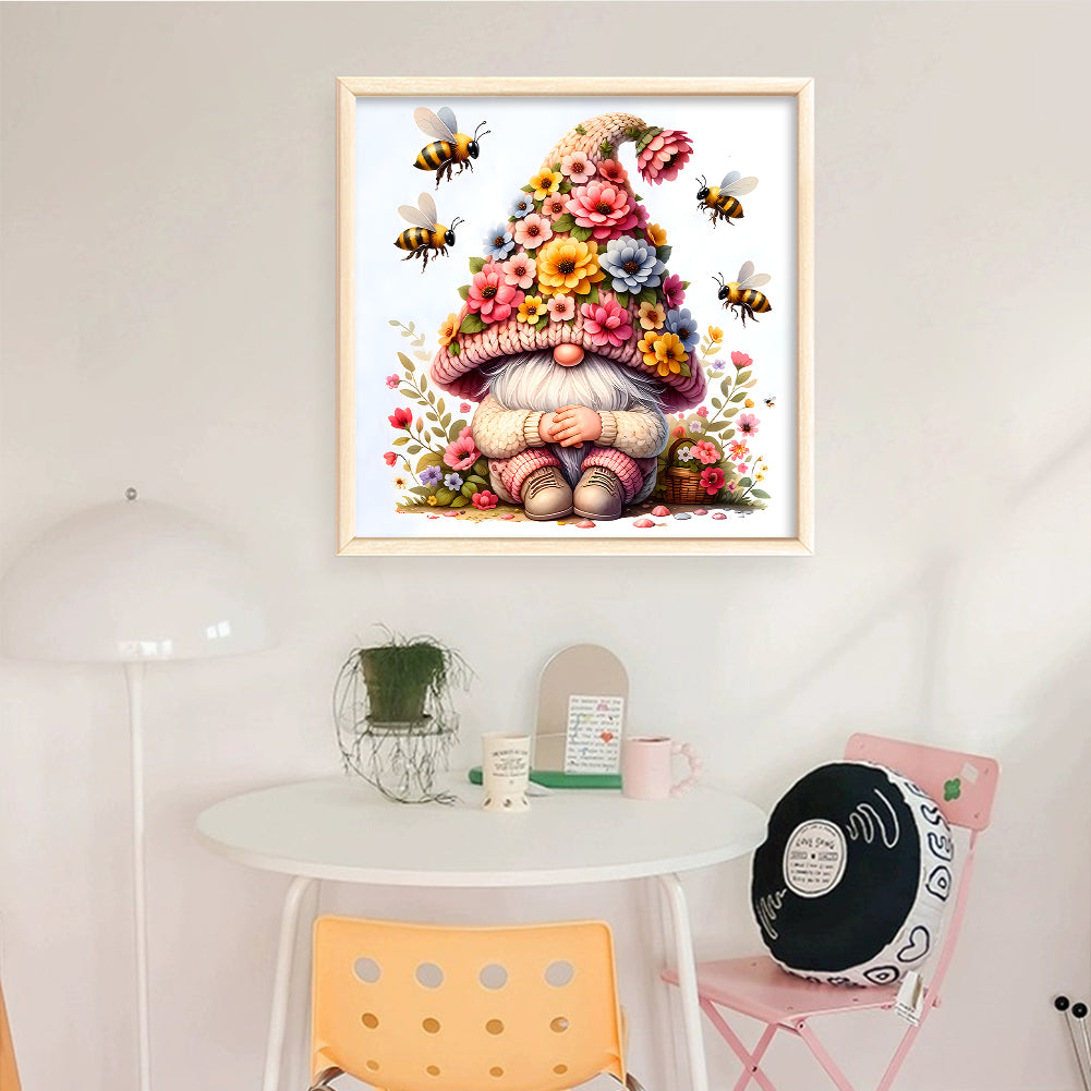Flower Dryad - Full 11CT Stamped Cross Stitch 45x45CM - Yishu