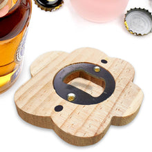Load image into Gallery viewer, Dog Paw Wooden DIY Bottle Opener Diamond Painting Kit Decorative Kitchen Tool
