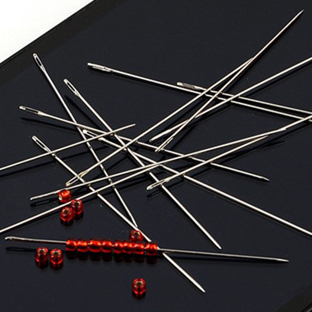 30PCS 4CM Bead Embroidery Needles Metal Hand-Stitched Embroidery Needles
