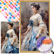 Load image into Gallery viewer, Prom Dress Girl 40*70CM(Picture) Full AB Round Drill Diamond Painting
