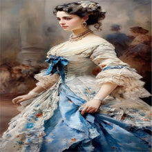 Load image into Gallery viewer, Prom Dress Girl 40*70CM(Picture) Full AB Round Drill Diamond Painting
