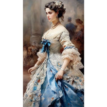 Load image into Gallery viewer, Prom Dress Girl 40*70CM(Picture) Full AB Round Drill Diamond Painting
