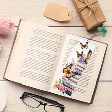 Load image into Gallery viewer, 3Pcs Special Shape Book Butterfly 5D DIY Diamond Painting Bookmark
