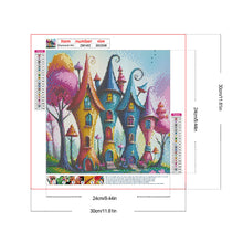 Load image into Gallery viewer, Colorful House 30*30CM(Canvas) Full Round Drill Diamond Painting
