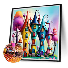 Load image into Gallery viewer, Colorful House 30*30CM(Canvas) Full Round Drill Diamond Painting
