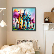 Load image into Gallery viewer, Colorful House 30*30CM(Canvas) Full Round Drill Diamond Painting
