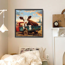 Load image into Gallery viewer, Cow 30*30CM(Canvas) Full Round Drill Diamond Painting
