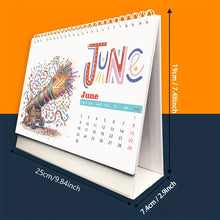 Load image into Gallery viewer, 2025 Special Shape Firework Diamond Painting Desk Calendar for Home Office
