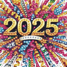 Load image into Gallery viewer, 2025 Special Shape Firework Diamond Painting Desk Calendar for Home Office

