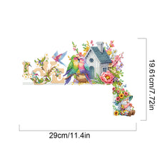 Load image into Gallery viewer, 2D Flat Pattern Flower Bird House Door Frame Decorations for Party Favors
