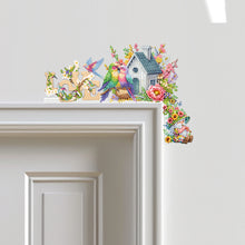 Load image into Gallery viewer, 2D Flat Pattern Flower Bird House Door Frame Decorations for Party Favors
