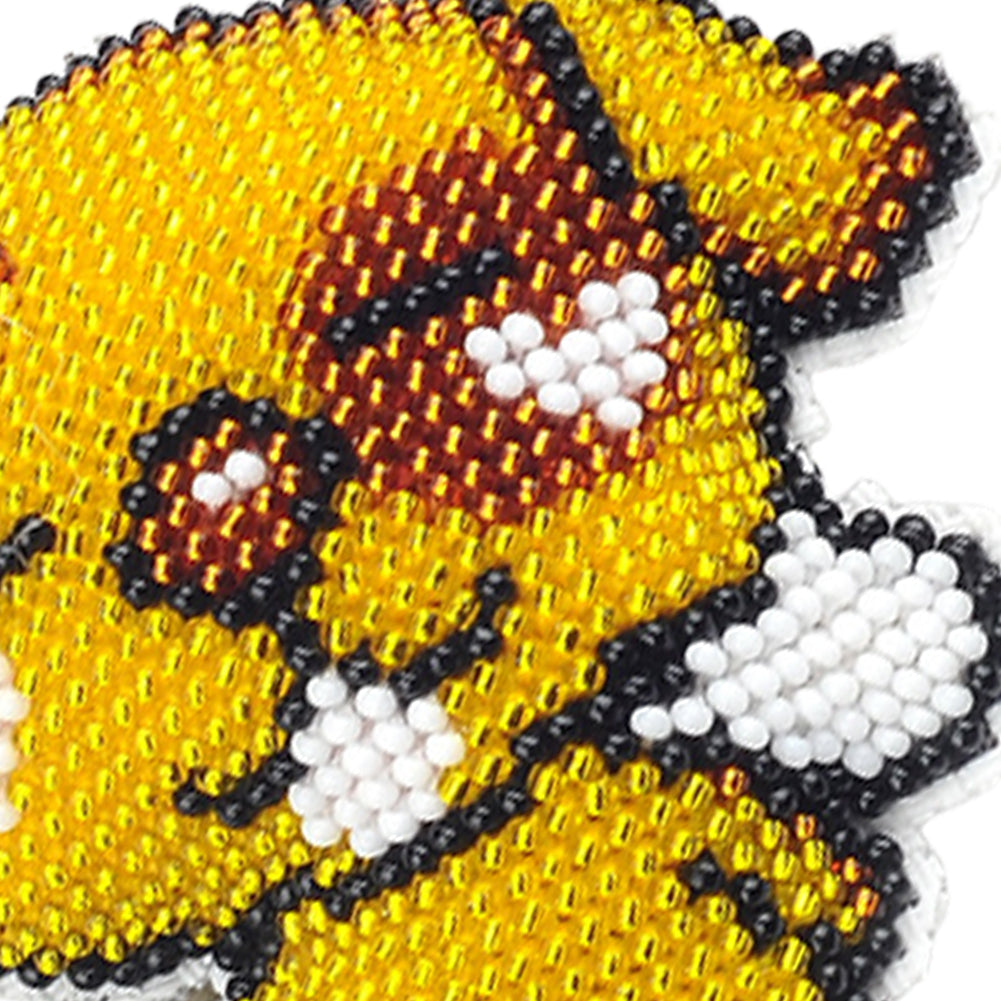Puppy Beaded Counted Cross Stitch Ornament Kit Cross Stitch Bead Pendants