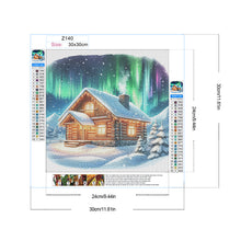 Load image into Gallery viewer, Aurora Cabin 30*30CM(Canvas) Full Round Drill Diamond Painting
