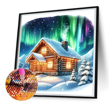 Load image into Gallery viewer, Aurora Cabin 30*30CM(Canvas) Full Round Drill Diamond Painting
