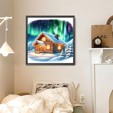 Load image into Gallery viewer, Aurora Cabin 30*30CM(Canvas) Full Round Drill Diamond Painting
