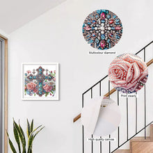 Load image into Gallery viewer, Cross 30*30CM(Canvas) Partial Special Shaped Drill Diamond Painting
