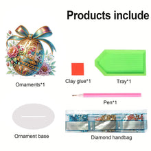 Load image into Gallery viewer, 2D Flat Print Easter Egg DIY Table Top Diamond Painting Ornament Kits for Adults
