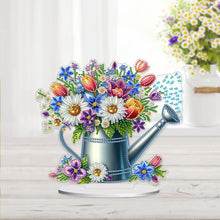 Load image into Gallery viewer, Acrylic 2D Flat Print DIY Flower Kettle Diamond Art Tabletop Decorations

