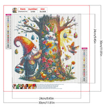 Load image into Gallery viewer, Easter Gnome Painting 30*30CM(Canvas) Full Round Drill Diamond Painting
