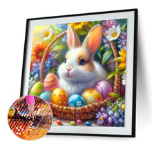 Load image into Gallery viewer, Easter Bunny With Eggs 30*30CM(Canvas) Full Round Drill Diamond Painting
