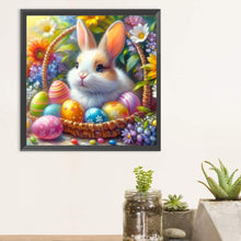 Load image into Gallery viewer, Easter Bunny With Eggs 30*30CM(Canvas) Full Round Drill Diamond Painting
