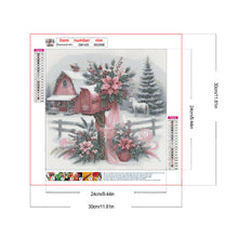 Load image into Gallery viewer, Snowy House 30*30CM(Canvas) Full Round Drill Diamond Painting
