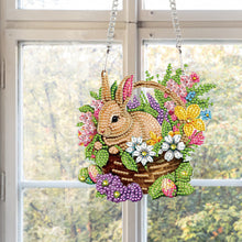 Load image into Gallery viewer, Special Shape Easter Flower Basket Diamond Painting Hanging Pendant for Party
