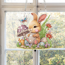 Load image into Gallery viewer, Special Shape Easter Egg Bunny Diamond Painting Hanging Pendant for Party
