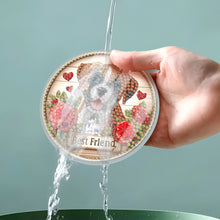 Load image into Gallery viewer, 4pcs Set DIY Puppy Full Drill Diamond Painting Coaster Can Be Washed With Water
