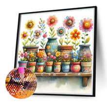 Load image into Gallery viewer, Simple Flowers 40*40CM(Canvas) Full Round Drill Diamond Painting
