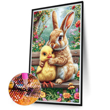 Load image into Gallery viewer, Chicken Bunny 40*70CM(Canvas) Full Round Drill Diamond Painting
