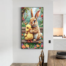 Load image into Gallery viewer, Chicken Bunny 40*70CM(Canvas) Full Round Drill Diamond Painting
