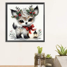 Load image into Gallery viewer, Winter Elk 30*30CM(Canvas) Full Round Drill Diamond Painting
