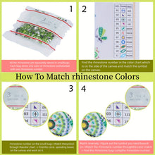 Load image into Gallery viewer, 12PCS DIY Heart Flower Diamond Art Greeting Cards Diamond Art Handmade Cards
