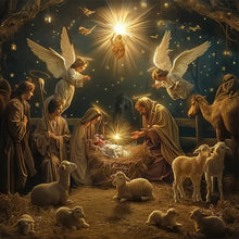 Load image into Gallery viewer, Child Born In Blessing 40*40CM(Canvas) Full Round Drill Diamond Painting
