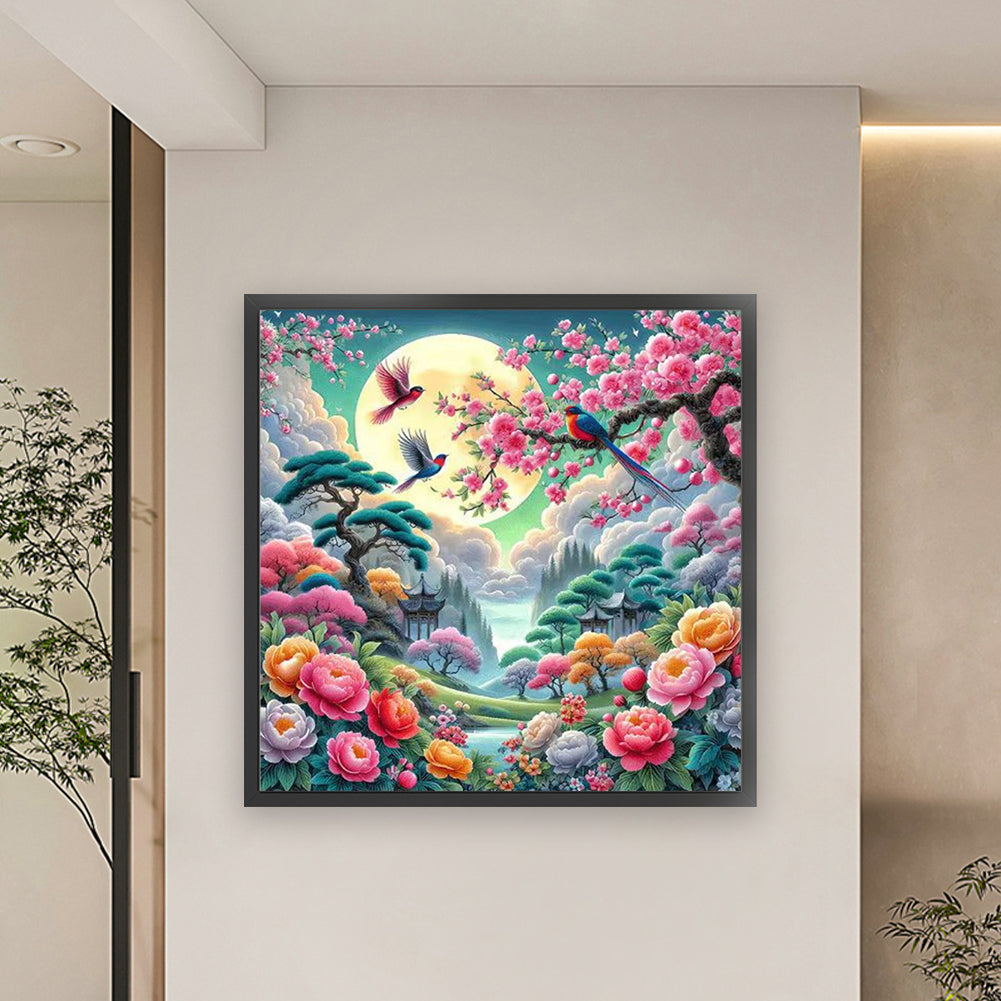Dance Of Spring - Full 9CT Stamped Cross Stitch 75x75CM - Band
