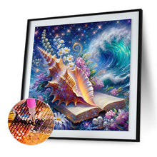 Load image into Gallery viewer, Dreamlike Conch Shell With Seawater 30*30CM(Canvas) Full Round Drill Diamond Painting
