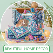 Load image into Gallery viewer, 2D Flat Flower Stitch Machine DIY Diamond Painting Desktop Ornaments Kit

