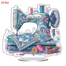 Load image into Gallery viewer, 2D Flat Flower Stitch Machine DIY Diamond Painting Desktop Ornaments Kit
