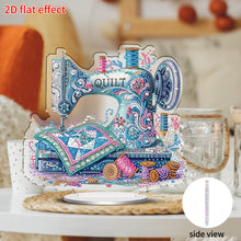 Load image into Gallery viewer, 2D Flat Flower Stitch Machine DIY Diamond Painting Desktop Ornaments Kit
