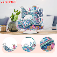 Load image into Gallery viewer, 2D Flat Flower Stitch Machine DIY Diamond Painting Desktop Ornaments Kit
