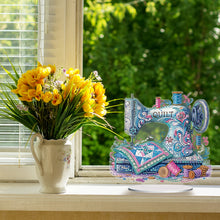 Load image into Gallery viewer, 2D Flat Flower Stitch Machine DIY Diamond Painting Desktop Ornaments Kit
