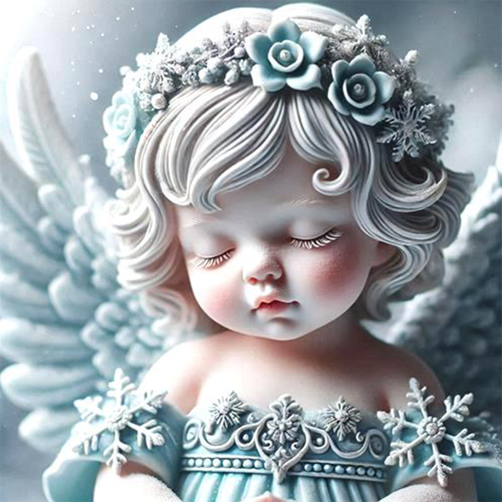 Ice Angel 30*30CM(Canvas) Full Round Drill Diamond Painting
