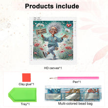 Load image into Gallery viewer, Cute Grandma 30*30CM(Canvas) Partial Special Shaped Drill Diamond Painting
