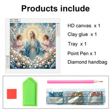 Load image into Gallery viewer, Madonna Jesus 30*30CM(Canvas) Partial Special Shaped Drill Diamond Painting
